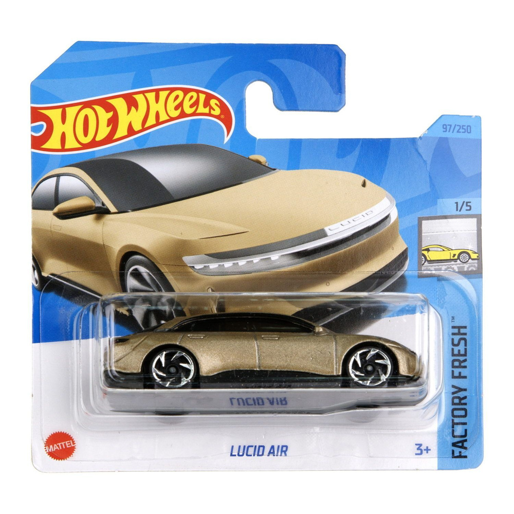 Машинка Hot wheels базовая коллекция в дисплее LUCID AIR #1