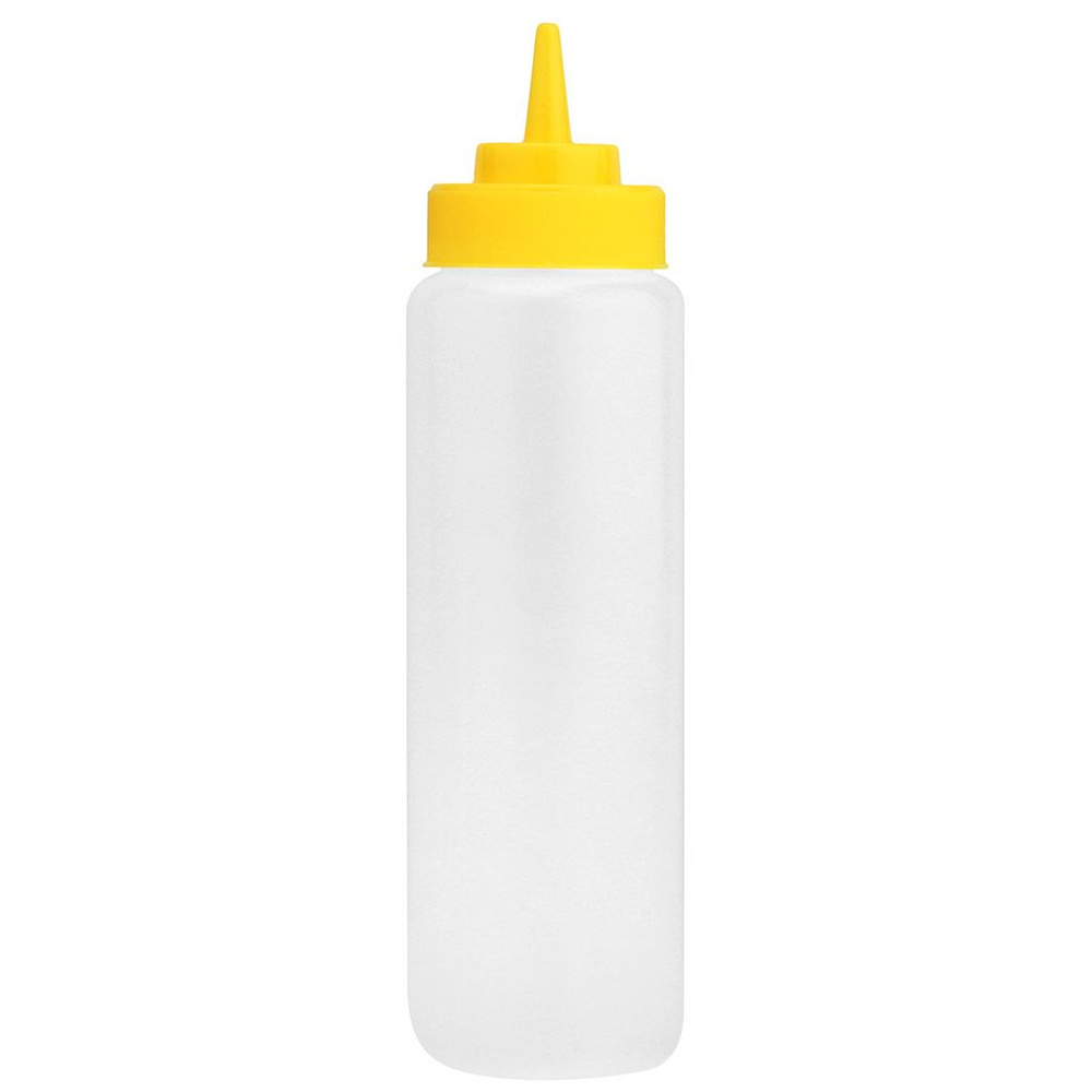 Бутылка для масла и соуса пластмассовая 700мл д6,8см h25,5см цветная пластмассовая крышка без колпачка #1