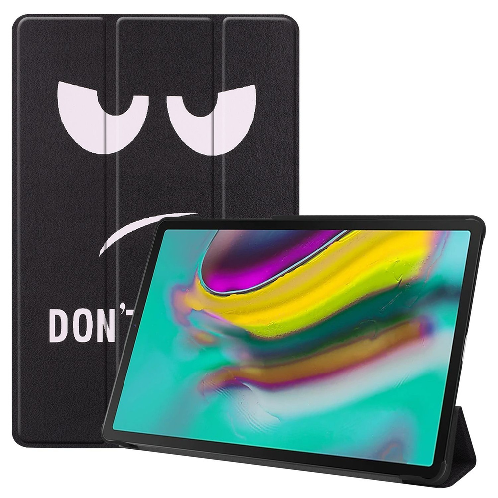 Чехол-обложка MyPads для Samsung Galaxy Tab S5e 10.5 SM-T720 / T725 (2019) тонкий умный кожаный на пластиковой #1