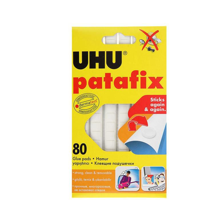 Клеящие подушечки UHU Patafic, белые, 80 штук в упаковке #1