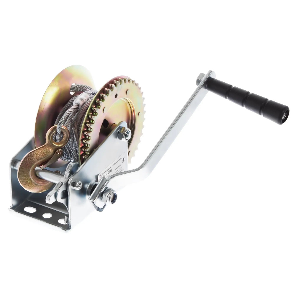 Лебедка автомобильная Калибр Лебедки ручная/Хит, 0.54 т, Ручной ...