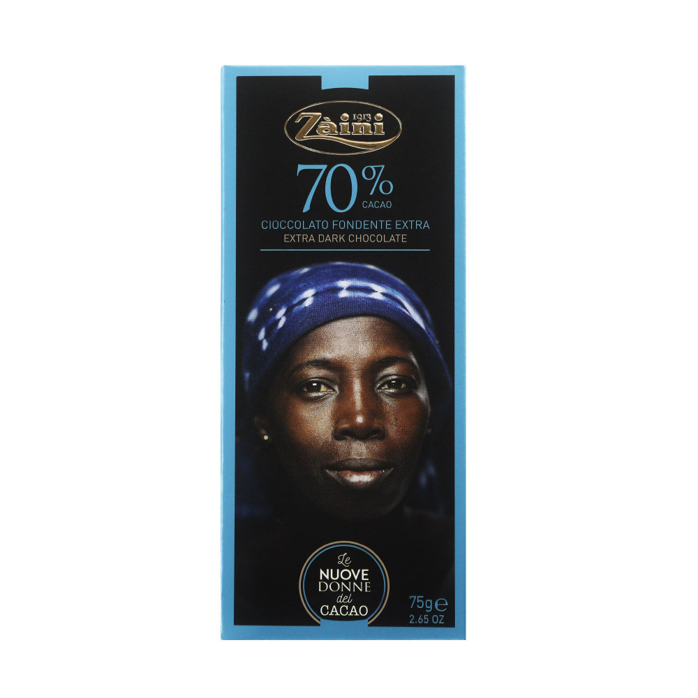 Шоколад темный 70% Zaini Women of cocoa, 75 г #1