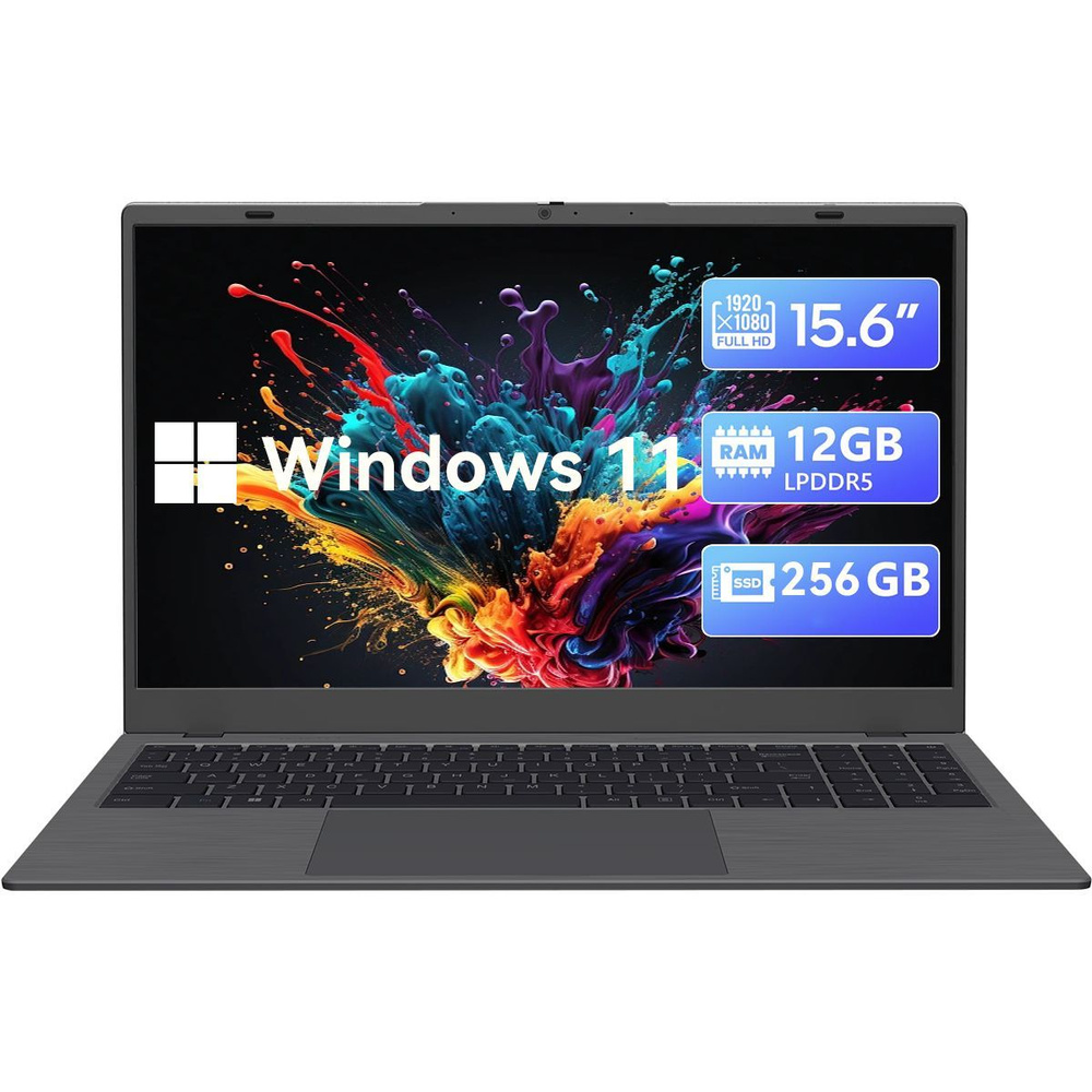 NT56N95 Игровой ноутбук 15.6", RAM 12 ГБ, SSD 256 ГБ, Intel UHD Graphics, Windows Pro, Русская раскладка #1