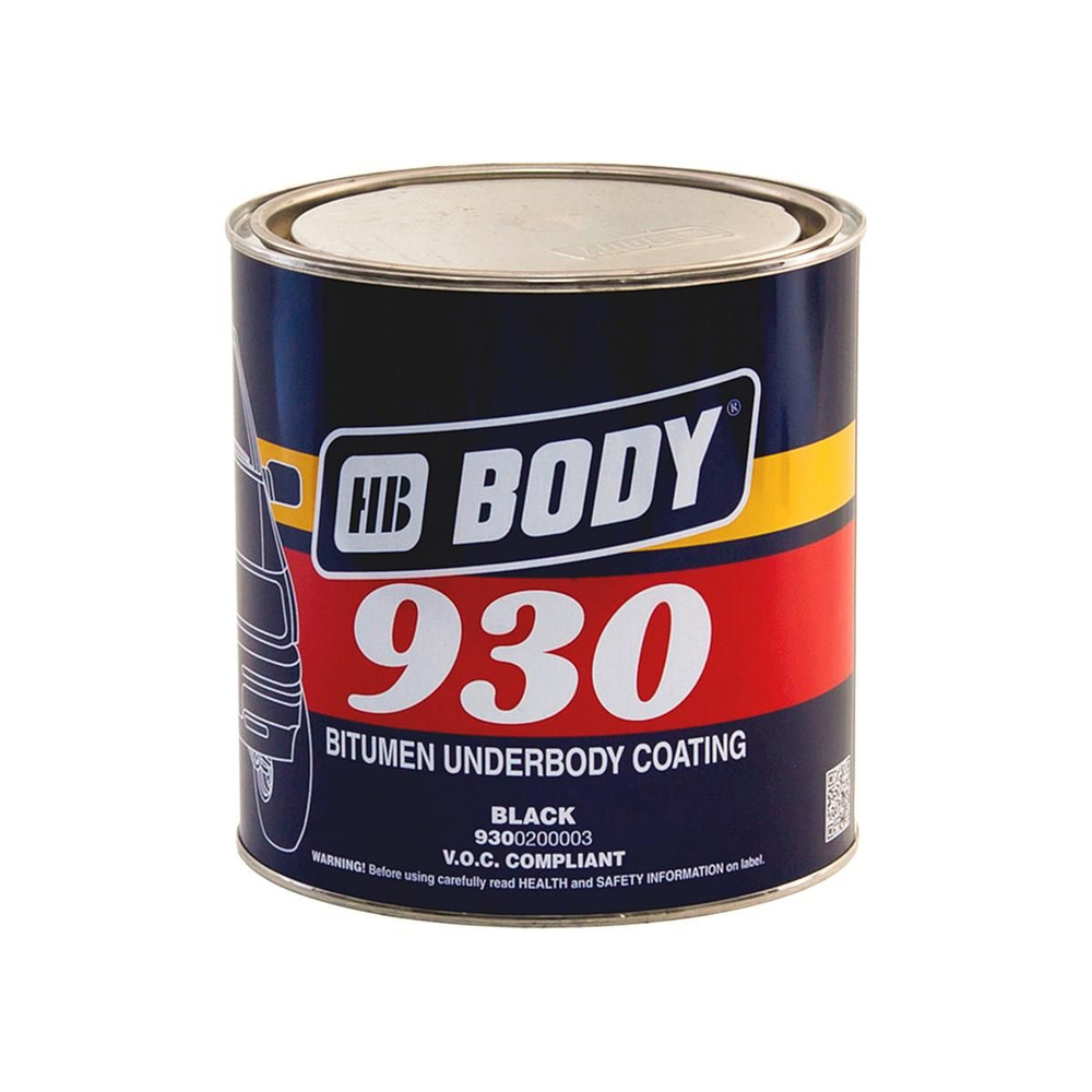 Антикор автомобильный Body 930 Underbody Coating черный 2,5 кг. #1