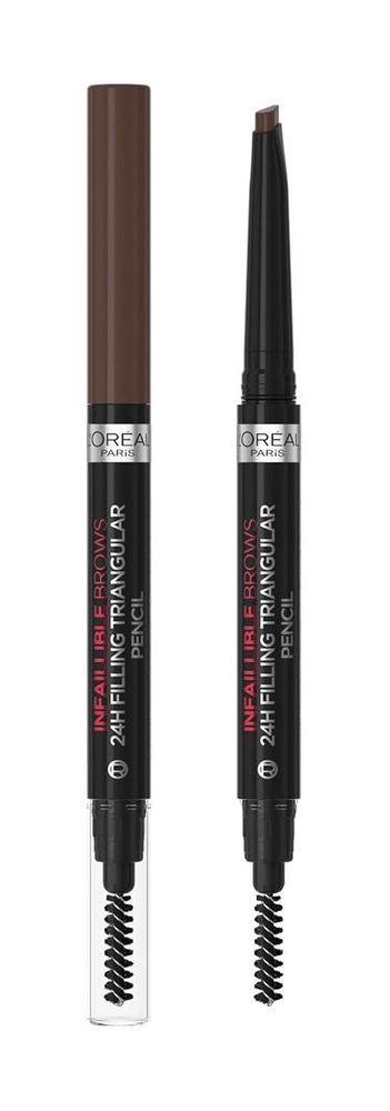 L'OREAL PARIS Карандаш для бровей автоматический Infaillible Brows, 9 г, 3.0 Brunet  #1