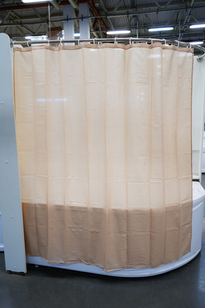 Плэй Гэйм Штора для ванной полиэтиленовая, высота 180 см, ширина 180 см.  #1