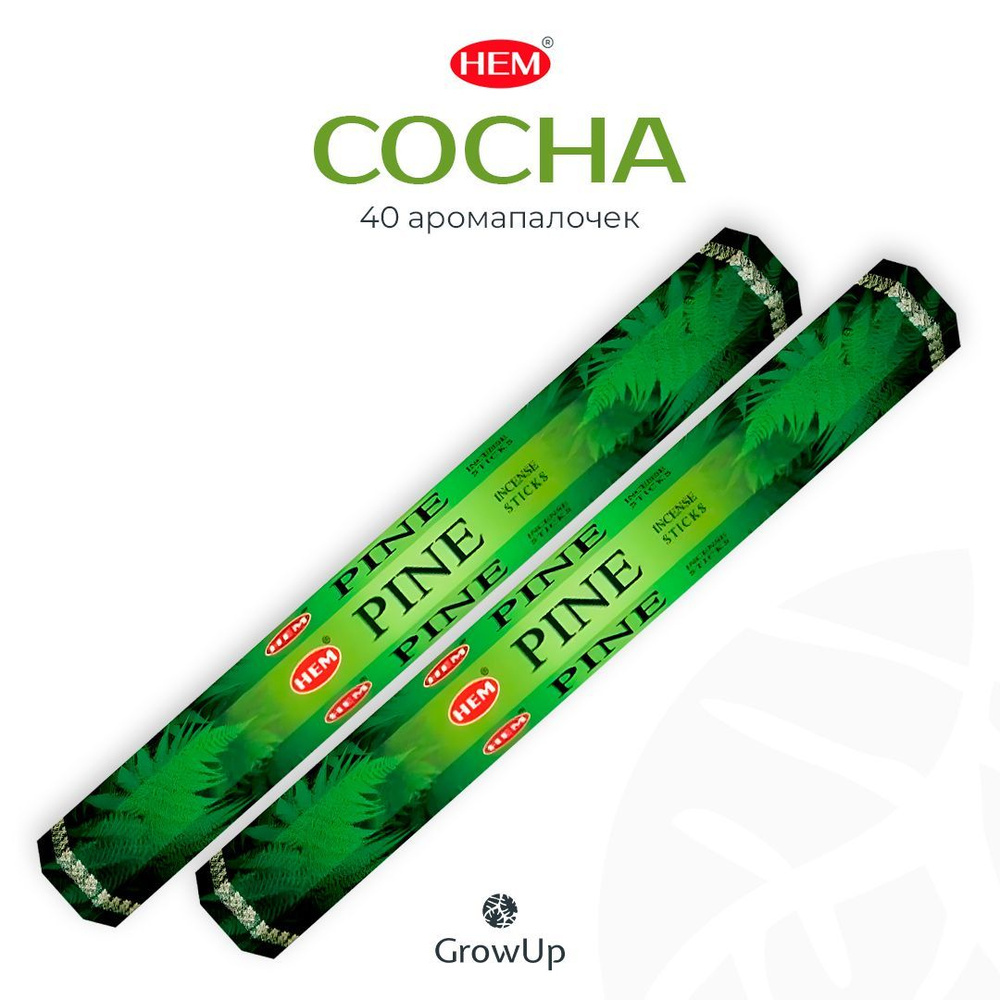 HEM Сосна - 2 упаковки по 20 шт - ароматические благовония, палочки, Pine - Hexa ХЕМ  #1