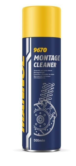 56883 Очиститель металлических деталей автомобиля (обезжириватель) MANNOL 9670 Montage Cleaner 500мл #1