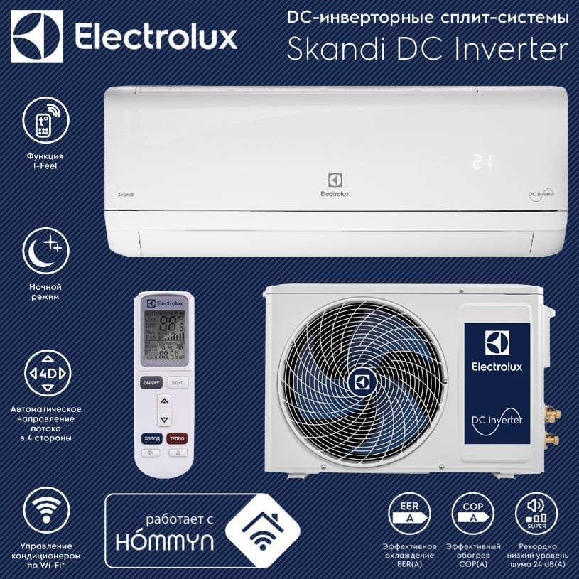 Инверторный кондиционер настенный Electrolux EACS/I-12HSK/N3 - купить ...