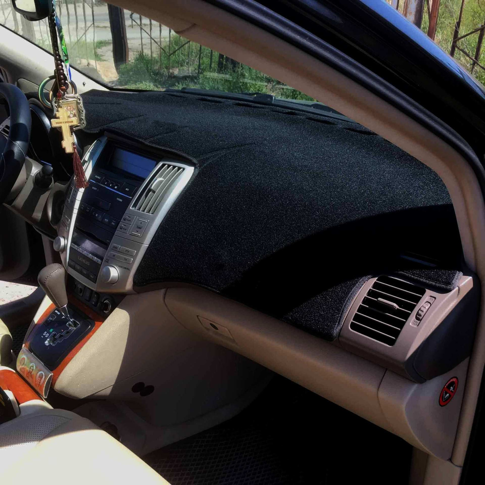 Накидка на панель приборов Lexus RX(XU30,без выреза под центр.динамик,нескользящая основа)  #1