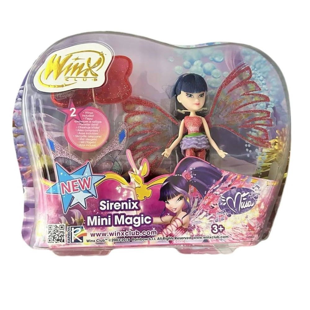 Winx Club Кукла Mini Magic Musa Sirenix - купить с доставкой по выгодным  ценам в интернет-магазине OZON (1180732103)