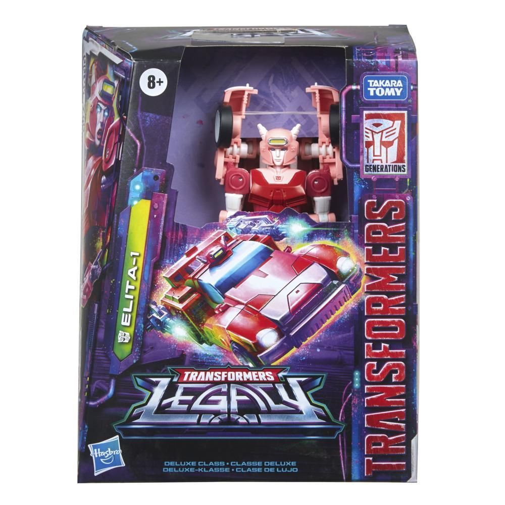 Трансформеры игрушки Hasbro Transformers Generations Legacy Deluxe Class Elita-1 (14cm) F3033  #1