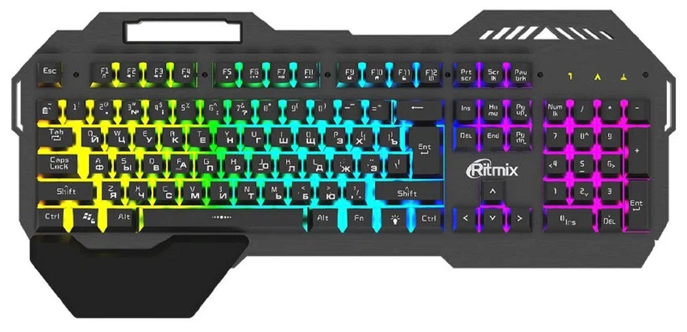 Игровая клавиатура проводная Ritmix RKB-220BL, серый #1
