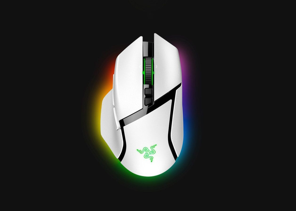 Купить компьютерную мышку беспроводную с подсветкой razer. Рейзер в 3. Razer basilisk - mercury rz01-02330300-r3m1. Basilisk v3 pro white. Рейзер в 3.