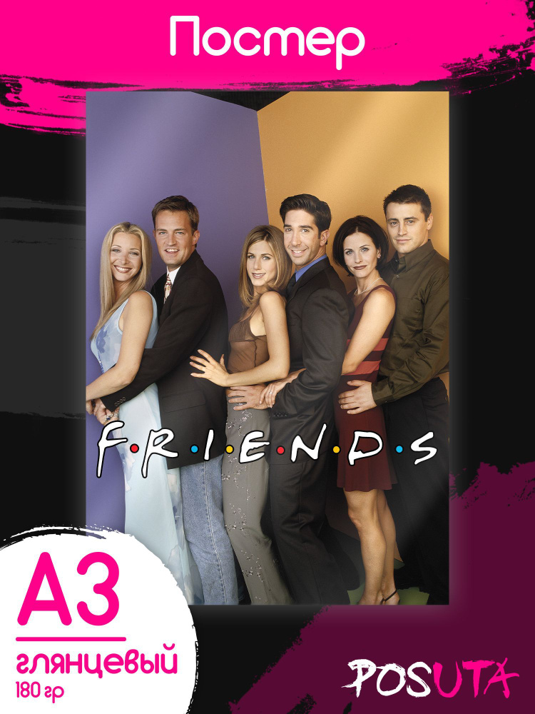 Постеры для интерьера сериал Друзья Friends #1