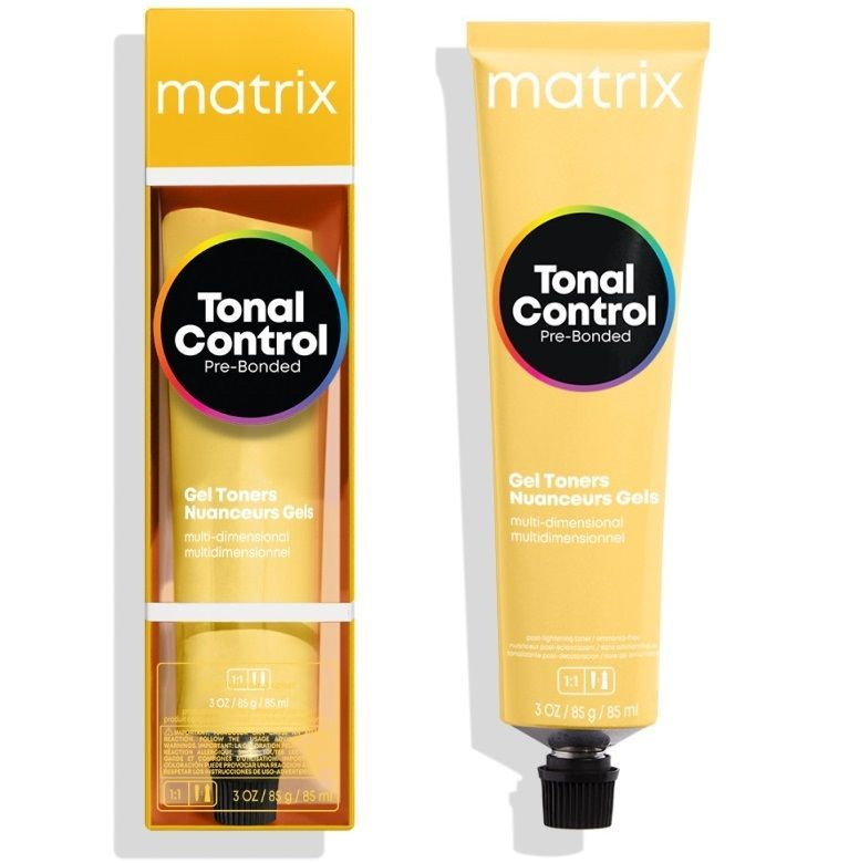 MATRIX кислотный тонер Tonal Control Pre-Bonded 7GM блондин золотистый мокко, 90 мл  #1