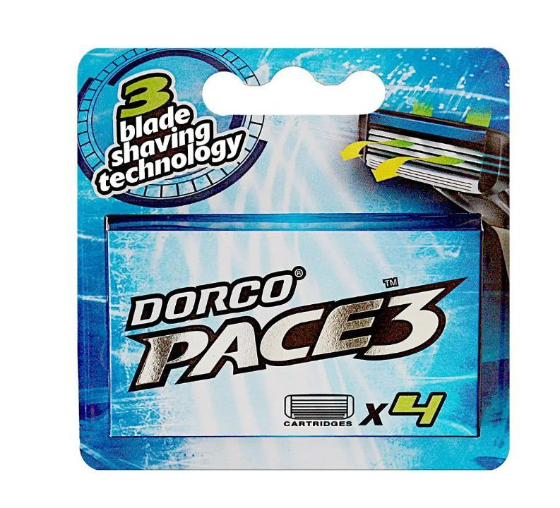 DORCO Кассеты для станка Pace3, 3 лезвия 4шт #1