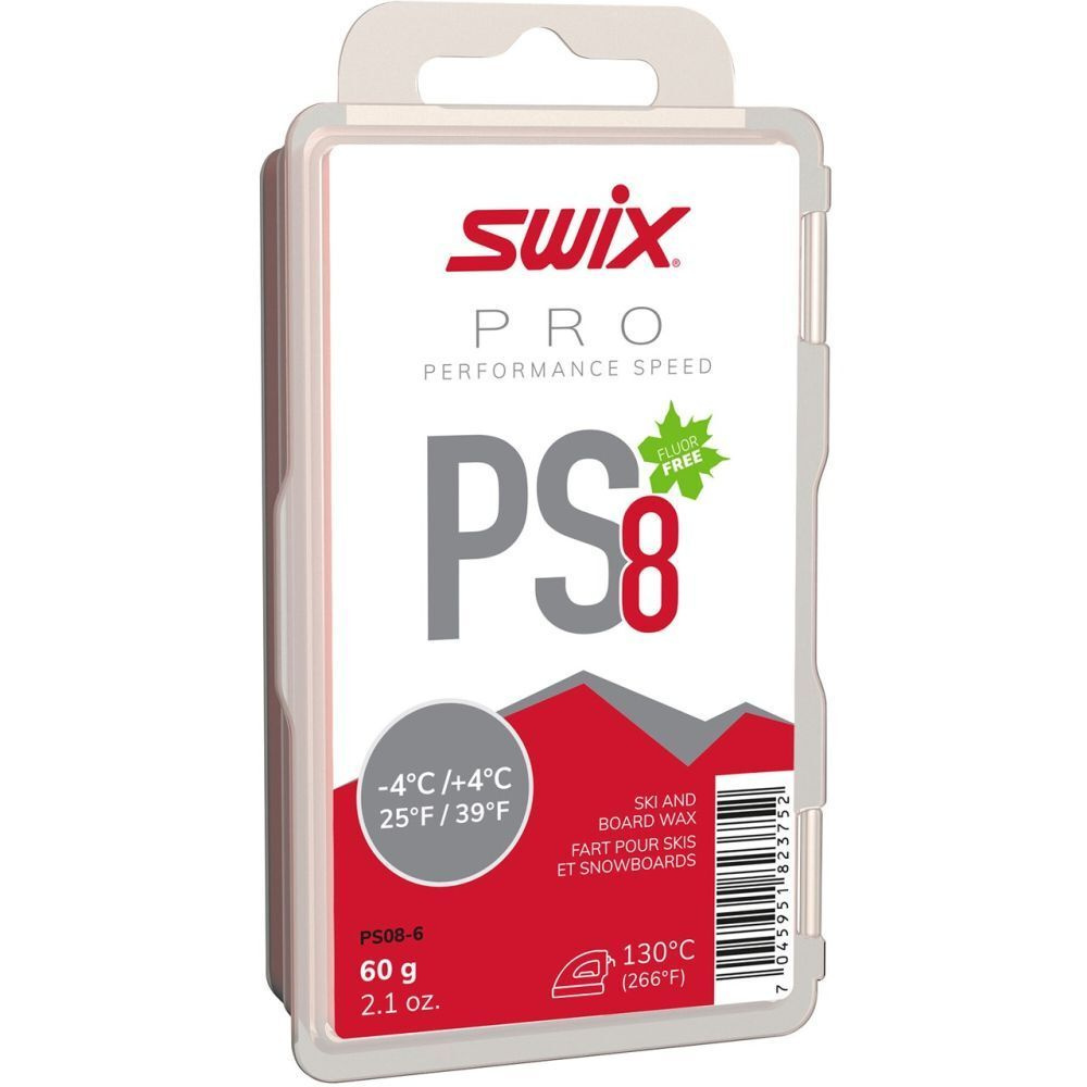 Парафин SWIX PS8, -4C/+4C, 60гр. #1