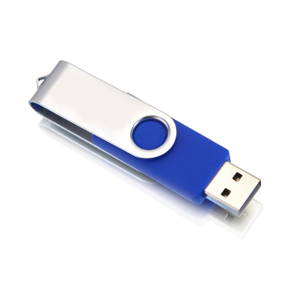 USB флешка, USB flash-накопитель, Флешка Twist, 8Гб, синяя, арт. F01 USB 2.0 5шт  #1