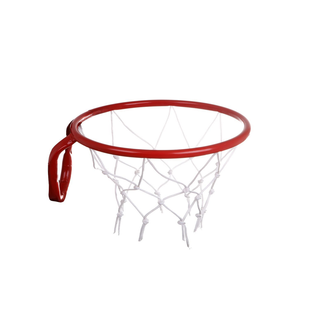 Кольцо баскетбольное с сеткой без упора #1