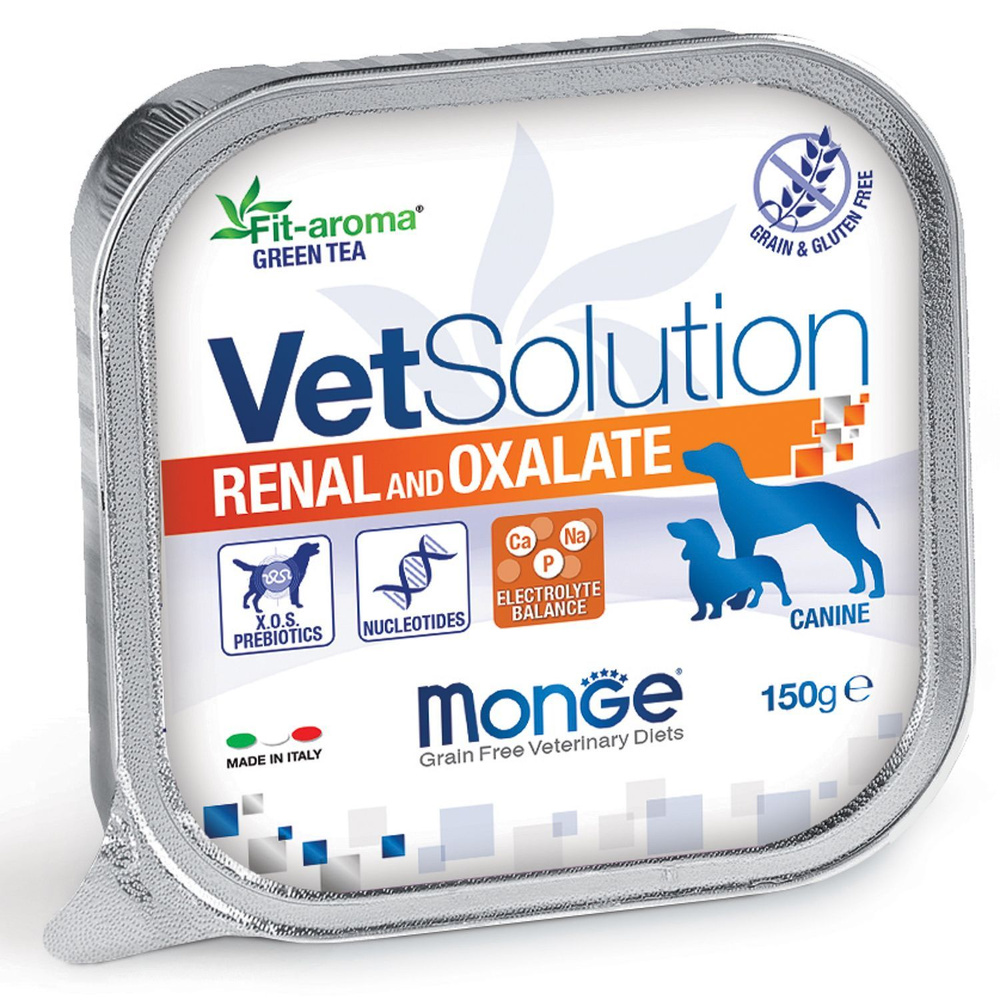 4526 MONGE vetsolution dog wet renal/ Влажная ветеринарная диета для ...