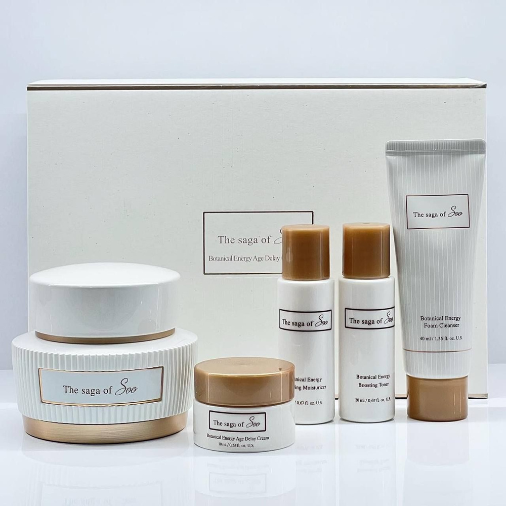 Набор уходовой косметики The saga of Soo Botanical Energy Age Delay Cream Set #1