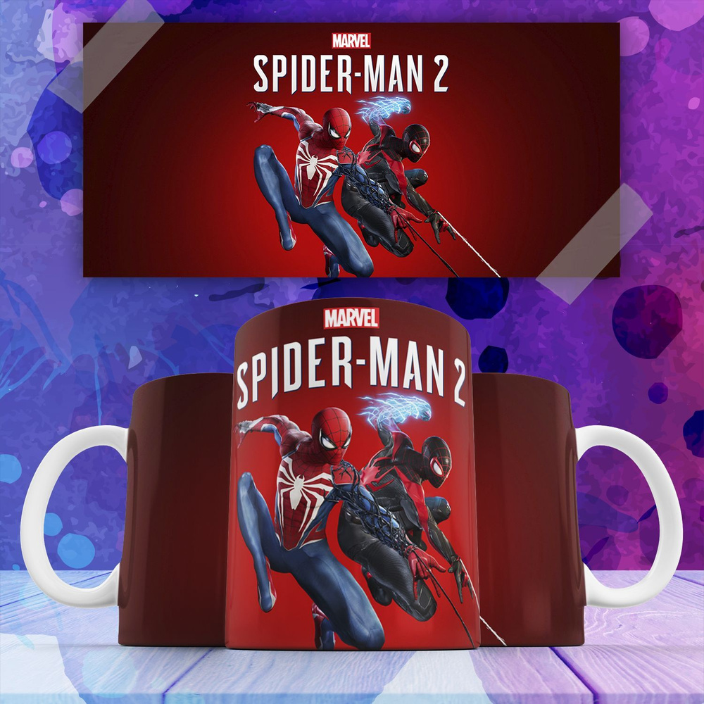 Кружка "MARVEL Spider-Man Марвел Человек-паук 3", 330 мл, 1 шт #1