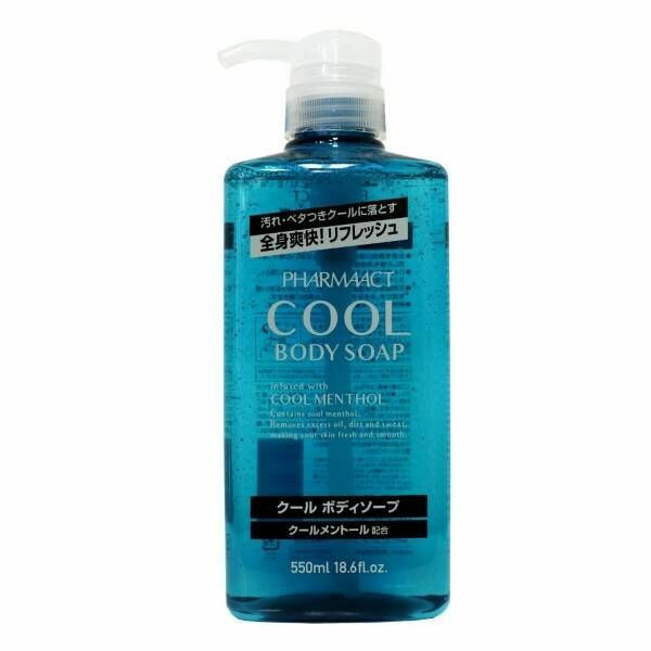 Pharmaact Cool Body Soap Мужской увлажняющий охлаждающий тонизирующий гель для душа Ментол и Органический #1