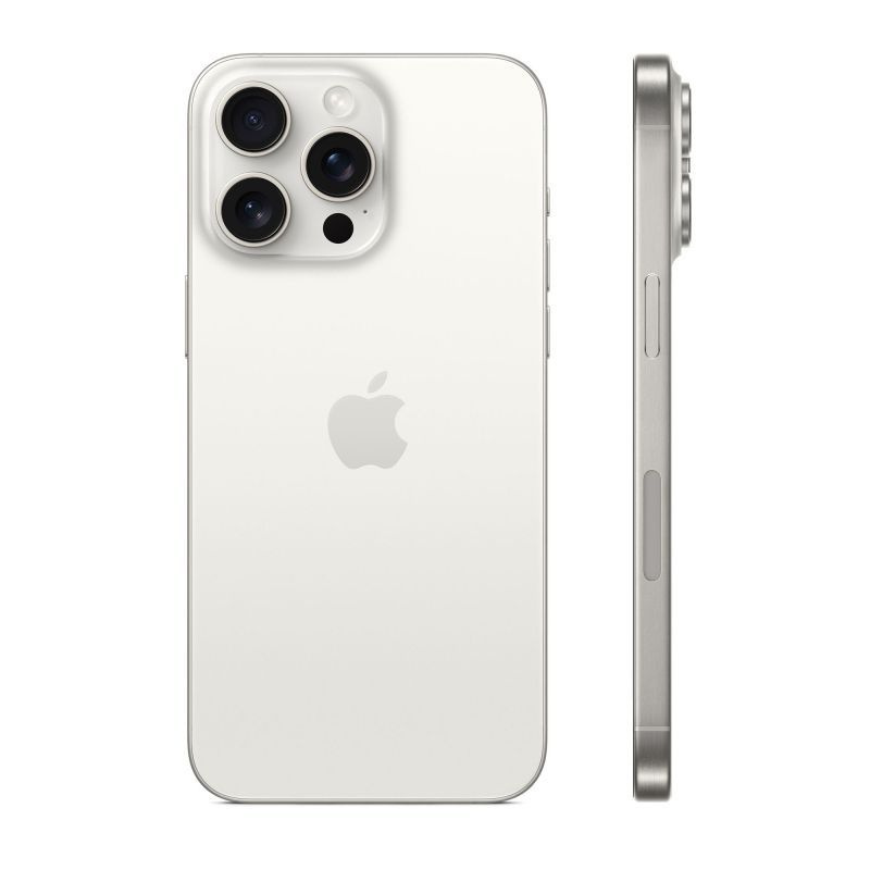 Муляж iPhone 15 Pro White Titanium / Макет-копия смартфона Айфон 15 Про белый титан / Образец для витрины #1