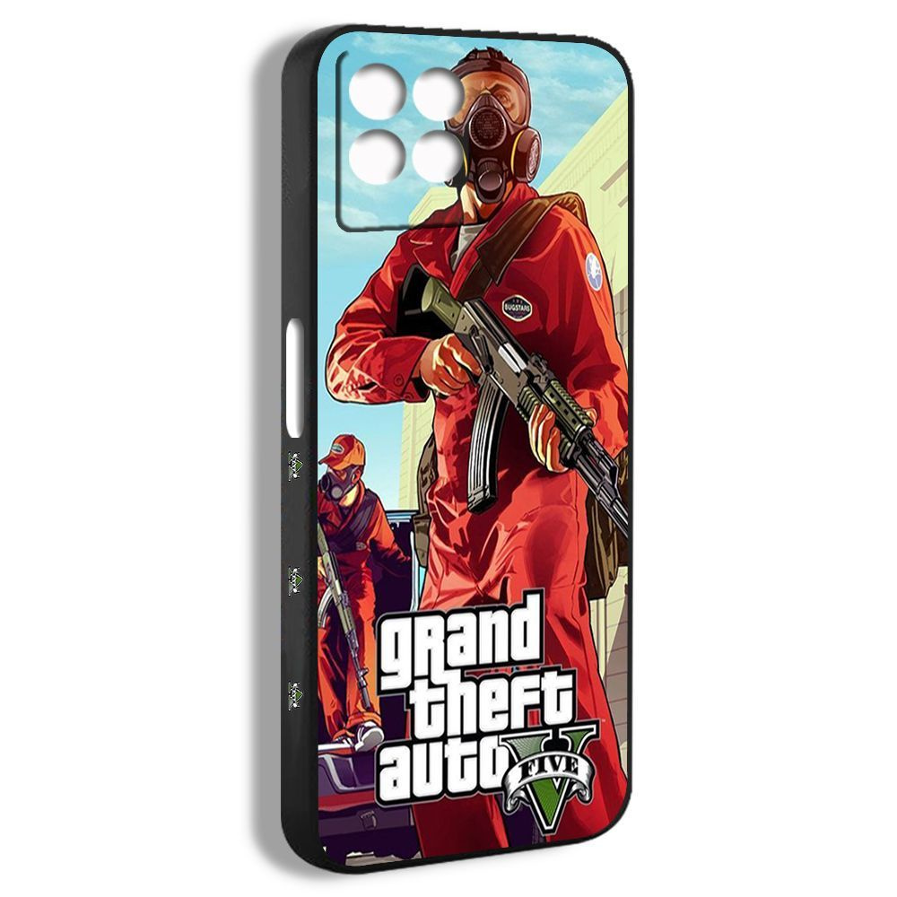 чехол для смартфона Подходит для Realme 8i Grand Theft auto v GMQ39 ...