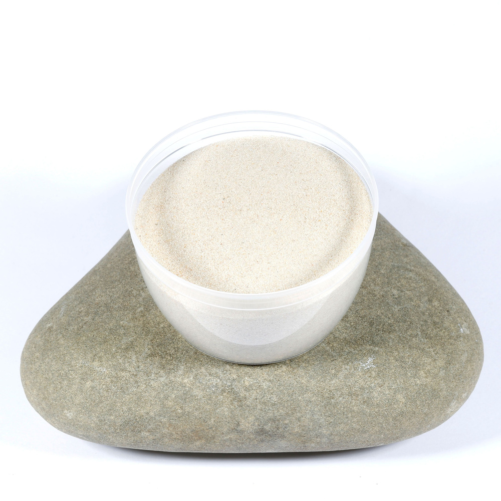 Декоративные эффекты для моделизма 500гр Bucket, модельный песок, натуральный 0,1-0,3мм "Песчаный берег" #1