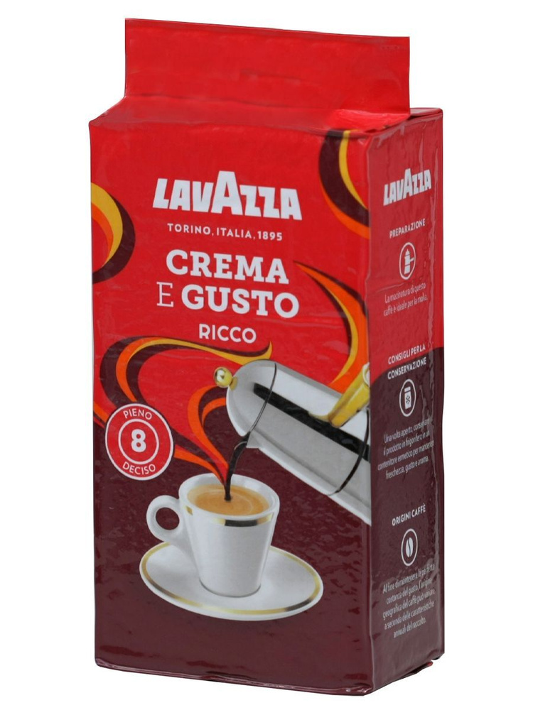 Кофе Lavazza Crema e Gusto Ricco молотый 250 г #1