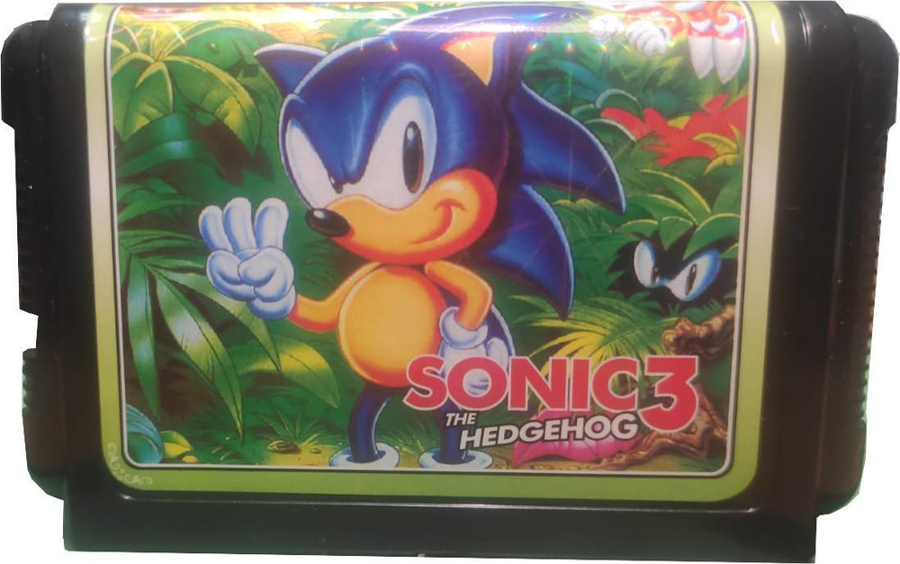 Игровой картридж для SEGA 16bit "Sonic the Hedgehog 3" (Соник 3), без коробки  #1