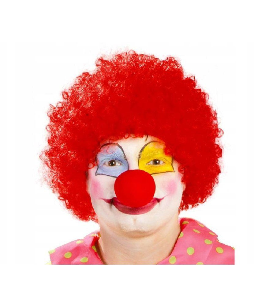 Красный клоунский парик (16736) #1