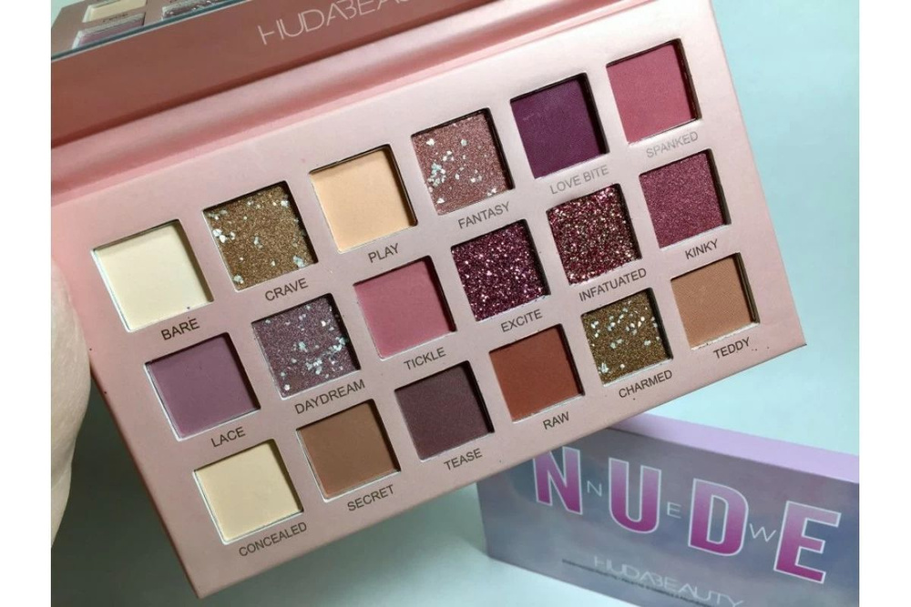 Палетка теней Huda Beauty Nude Palette из 18 оттенков - купить с ...