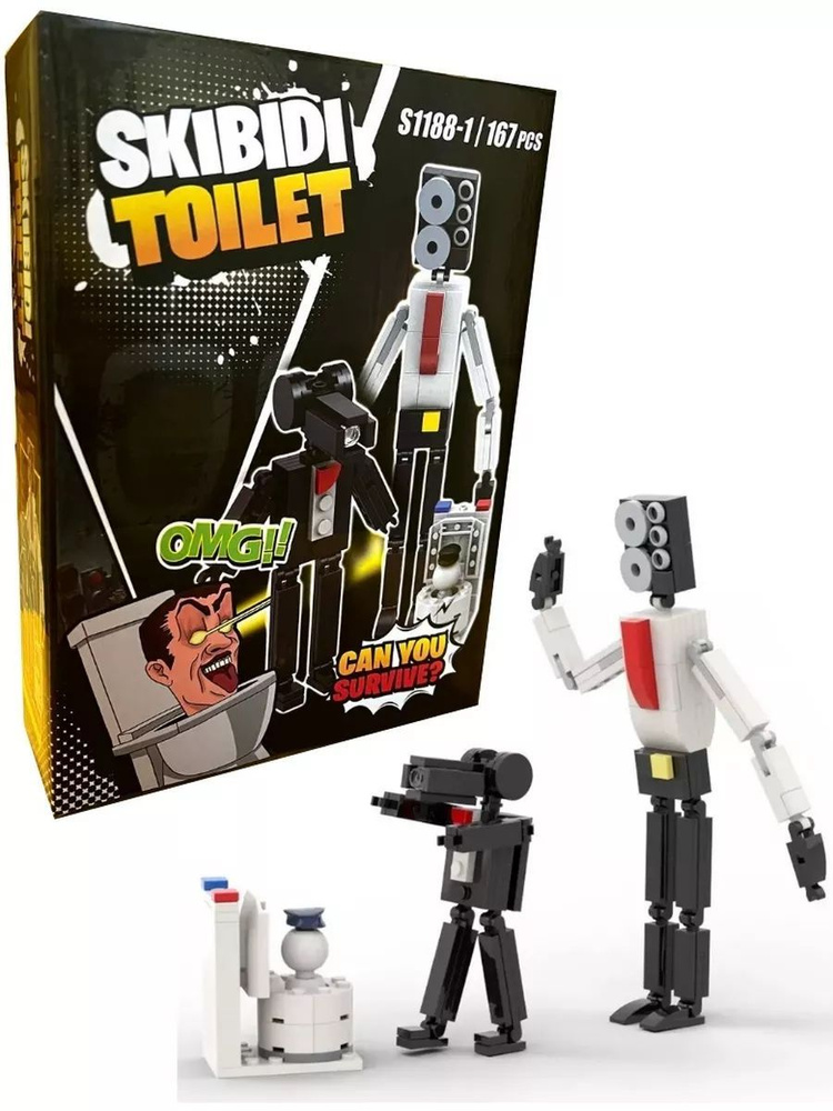 Skibidi Игровой набор "Туалетный человек", совместимый с LEGO  #1