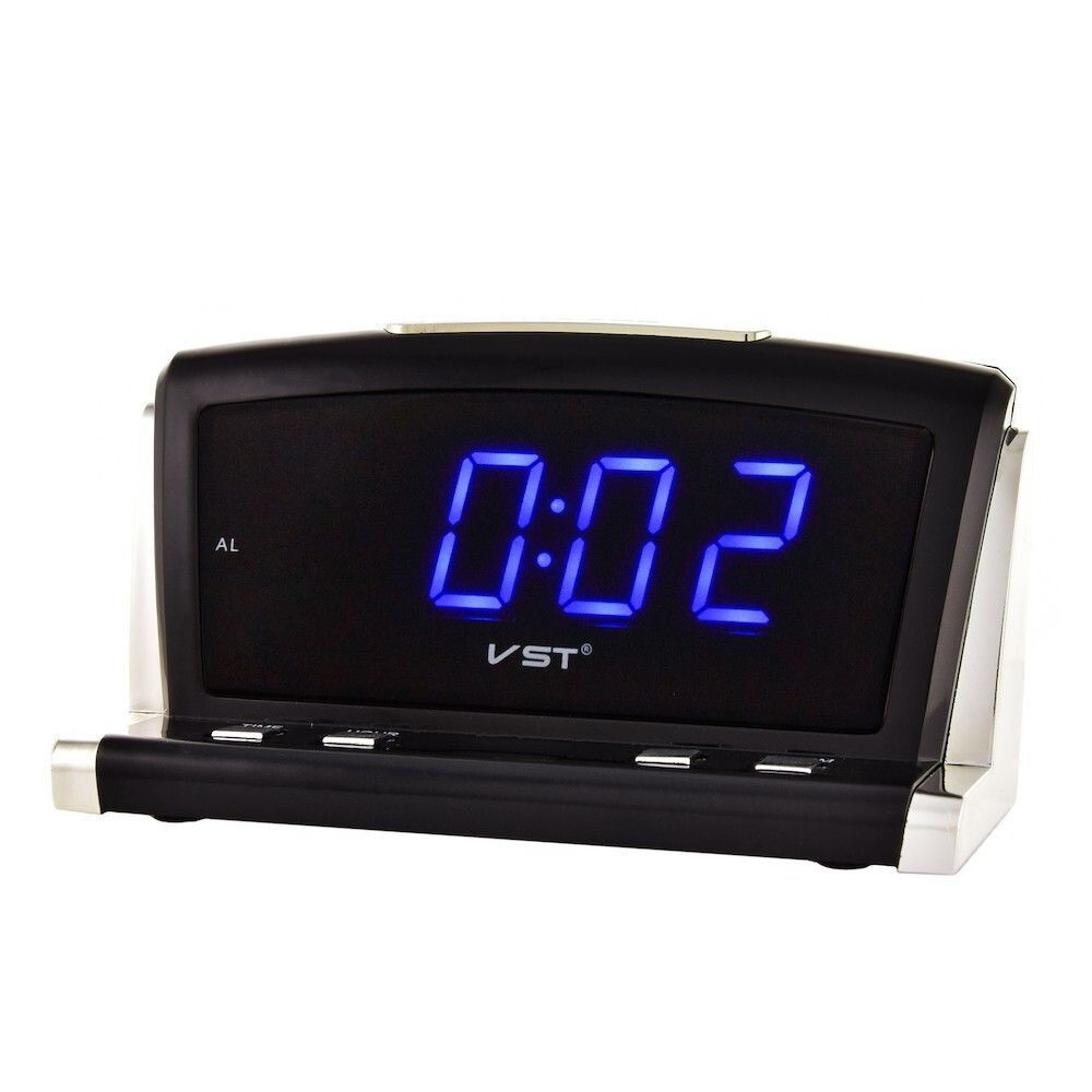 Часы настольные VST718-5 (синий индикатор) #1