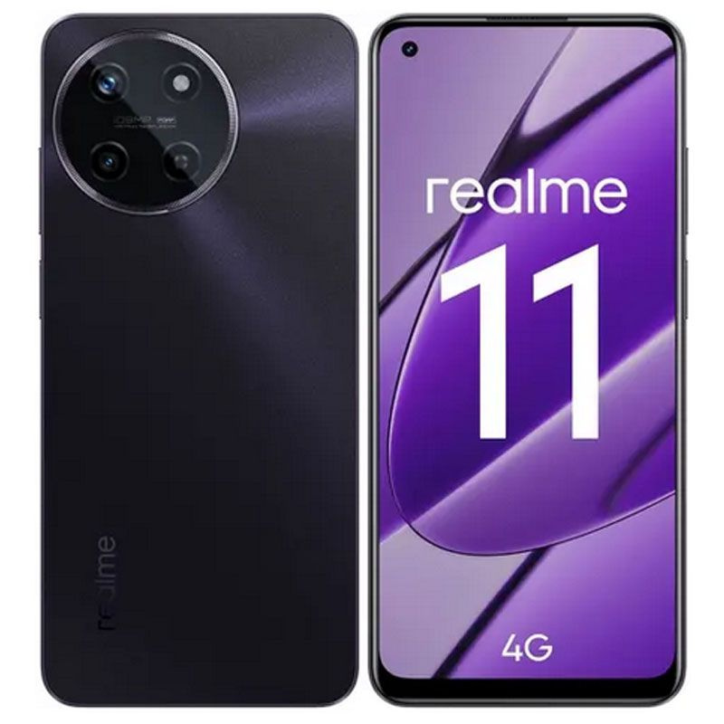 realme Смартфон 11 (Гарантия РФ) Ростест (EAC) 8/128 ГБ, черный #1