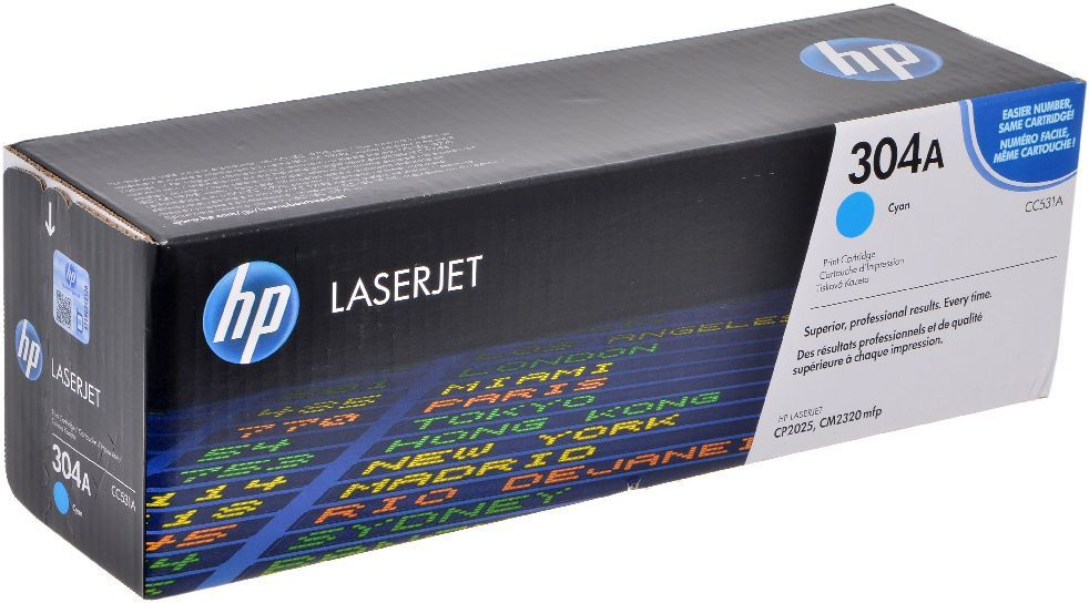 Картридж лазерный HP CC531A (304A) для HP Color LaserJet CP2025/ CM2320 CM2320/ CM2320fxi/ CM2320nf/ #1