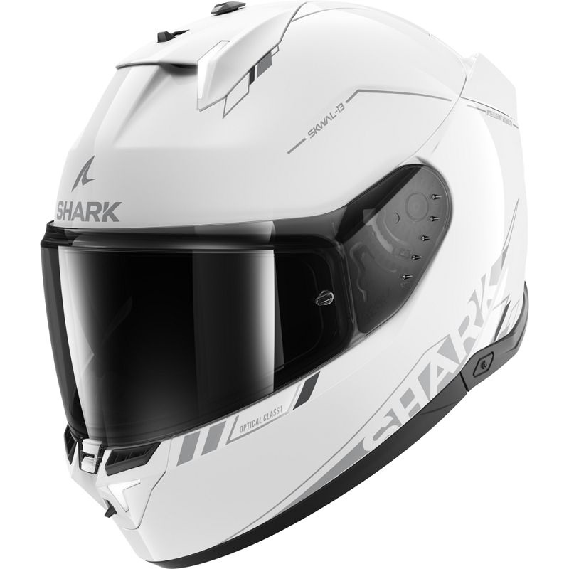 Мотошлем интеграл Shark SKWAL i3 BLANK SP White/Silver/Anthracite, L #1