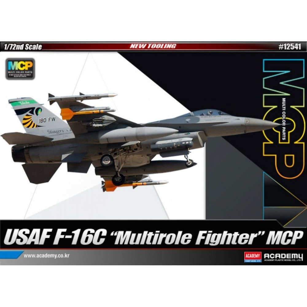 Academy сборная модель 12541 USAF F-16C "Multirole Fighter" 1:72 #1