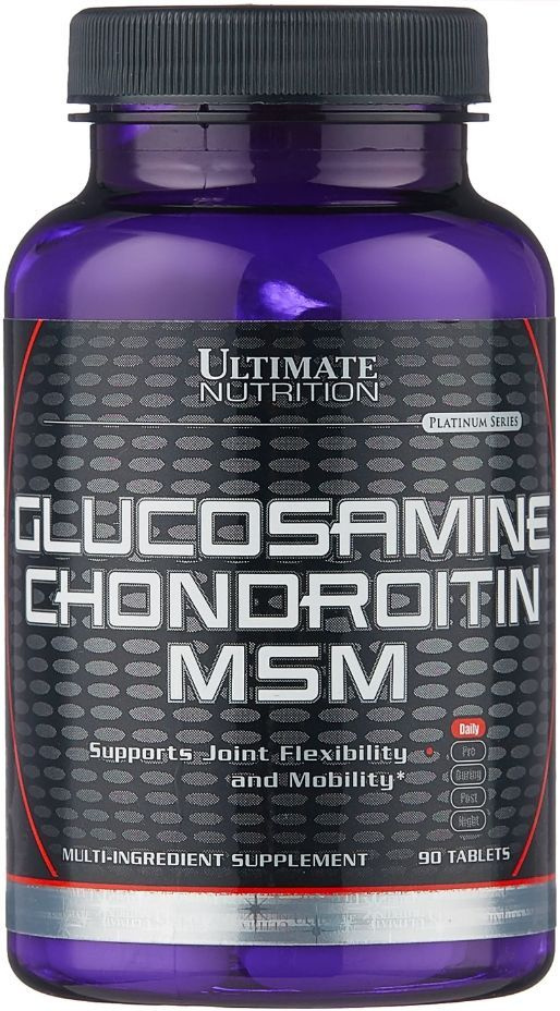 Ultimate Nutrition Glucosamine Chondroitin MSM 90 tablets (глюкозамин хондроитин мсм)  #1