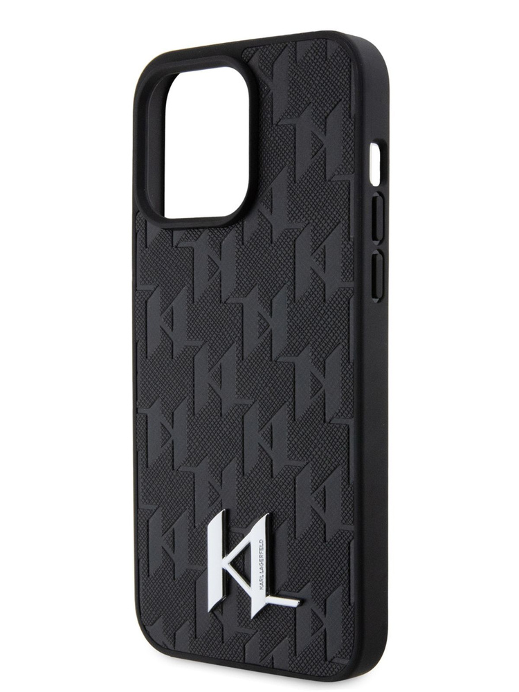 Чехол Karl Lagerfeld PU Saffiano на Apple iPhone 15 Pro Max / для Айфон 15 Про Макс из экокожи, с защитой #1