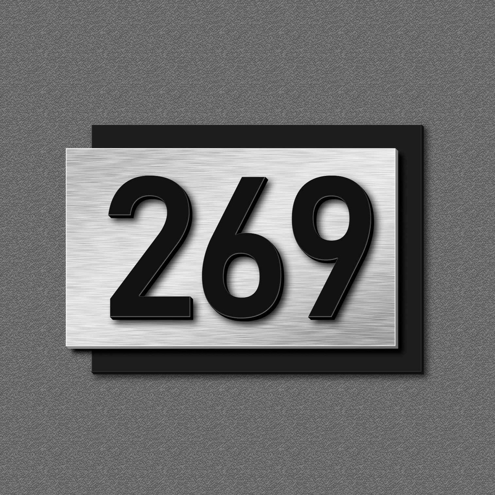 Цифры на дверь, табличка с номером 269 #1