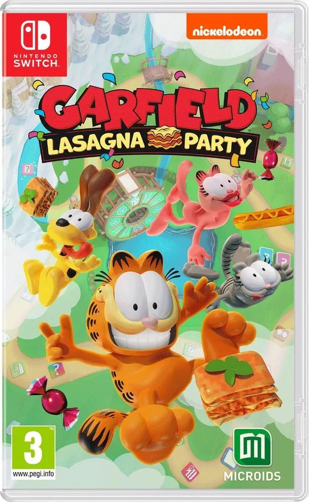 Игра Garfield Lasagna Party  (Nintendo Switch, Русские субтитры) #1