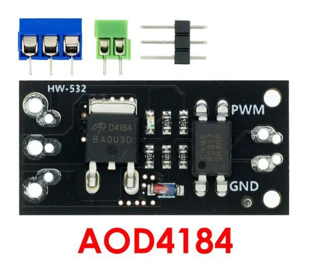 AOD4184 MOSFET модуль управления, силовой ключ (40В/50A) #1
