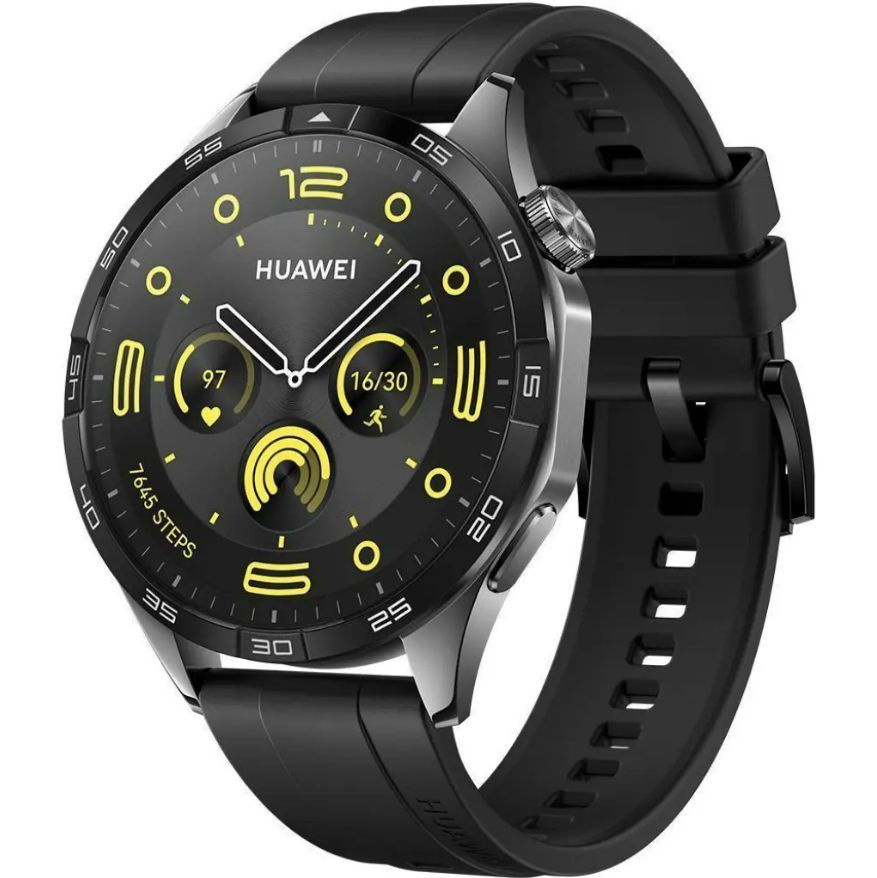 HUAWEI Умные часы WATCH GT 4 (46mm), 46mm, Black #1