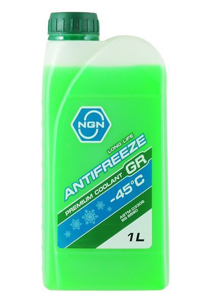 Антифриз готовый раствор NGN GR-45 (GREEN) ANTIFREEZE 1л #1