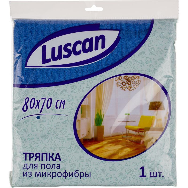 Luscan Тряпка для пола из микрофибры, 300г/м2, 80х70см #1