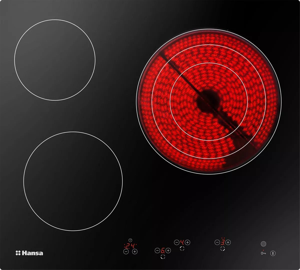 Hansa Электрическая варочная панель Hansa BHC-66216, черный #1
